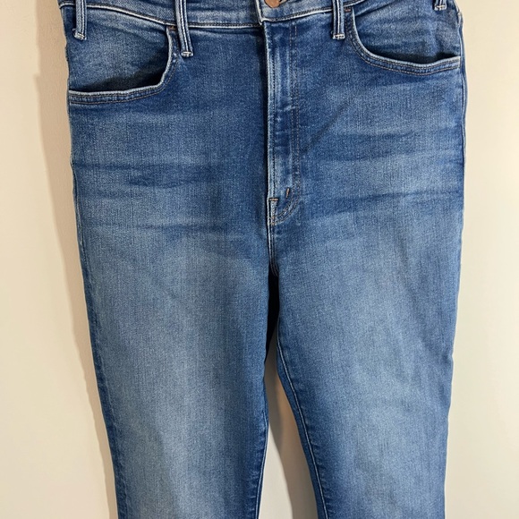 MOTHER THE HUSTLER ANKLE FRAY JEANS MEET CUTE SIZE 31 - Picture 10 of 16